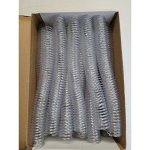 28mm 4:1‎ Plastic Spiral Binding Coil 44/box Clear 250 Sheet Capacity